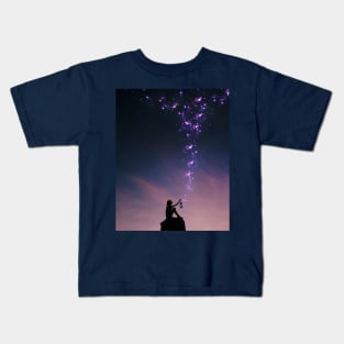 Lonely Woman Kids T-Shirt